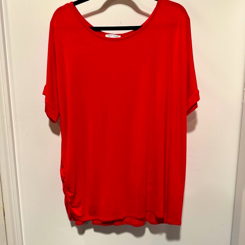 NWOT Carole Christian Women’s Top - 1XL - Red